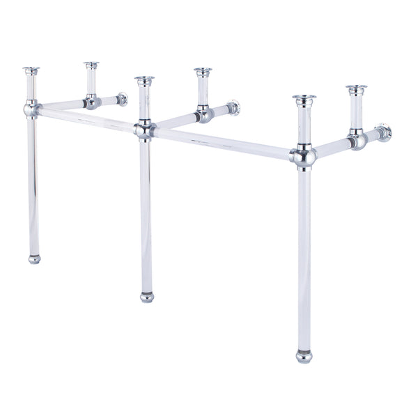 EMPIRE 60W x 34H  Double Washstand Only, in Chrome Finish