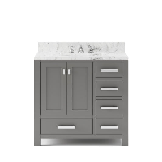 MADISON 36"W x 34"H Cashmere Gray Single-Sink Vanity