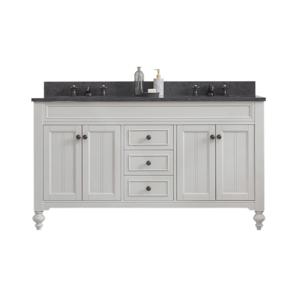 POTENZA 60W x 34H Earl Gray Double-Sink Vanity