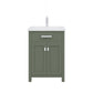 MYRA 24"W x 34"H Glacial Green Integrated Ceramic Sink Vanity