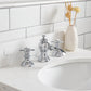 QUEEN 24"W x 34"H Cashmere Gray Single-Sink Vanity with Carrara Quartz Countertop + Faucets & Mirror (F2-0013)