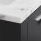 MADISON 24"W x 34"H Espresso Single-Sink Vanity + Faucets & Mirror