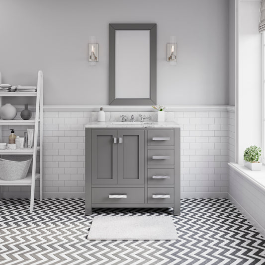 MADISON 36"W x 34"H Cashmere Gray Single-Sink Vanity