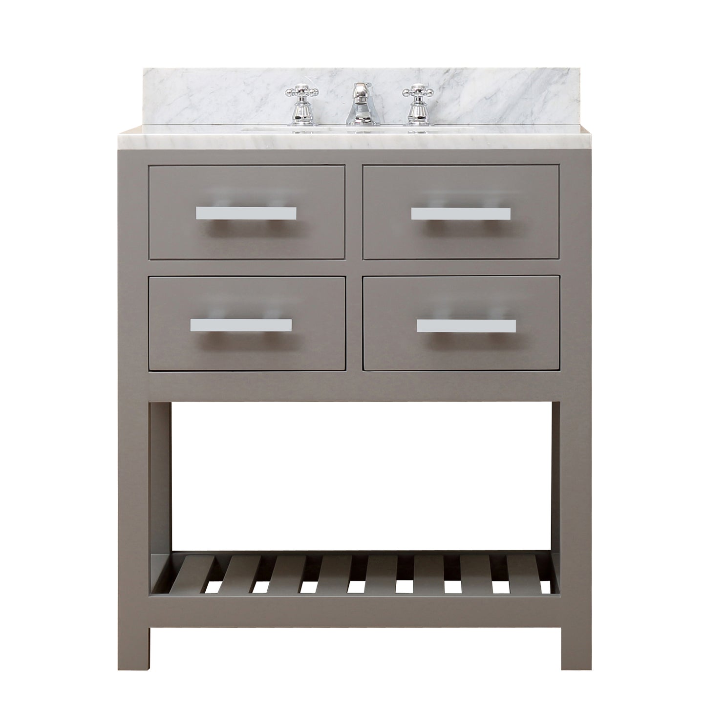 MADALYN 30"W x 34"H Cashmere Gray Single-Sink Vanity