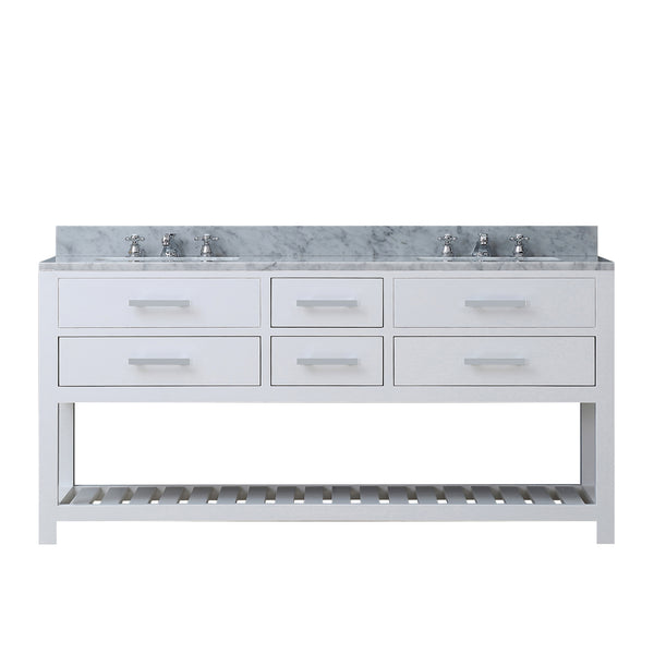 MADALYN 72W x 34H Pure White Double-Sink Vanity