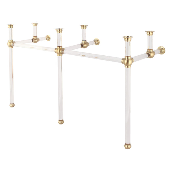 EMPIRE 60W x 34H  Double Washstand Only, in Satin Gold Finish