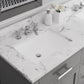 MADISON 60"W x 34"H Cashmere Gray Double-Sink Vanity + Faucets & Mirrors