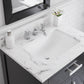 MADISON 30"W x 34"H Espresso Single-Sink Vanity + Faucets