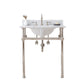 EMBASSY 30"W x 34"H  Single Washstand , P-Trap, Countertop with Sink, and F2-0012 Faucet included, in Polished Nickel Finish