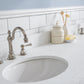 PALACE 72"W x 34"H Cashmere Gray Vanity with Carrara Quartz Countertop + Faucets (F2-0012), Polished Nickel Finish Hardware