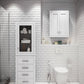 Madison Collection Wall Cabinet In White