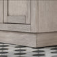 CHESTNUT 72"W x 34.2"H Gray Oak Double-Sink Vanity with Carrara White Marble Countertop + Faucets & Mirrors