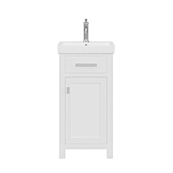 MIA 17.3W x 34.4H Pure White Vanity