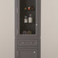 Derby Collection Linen Cabinet In Cashmere Grey