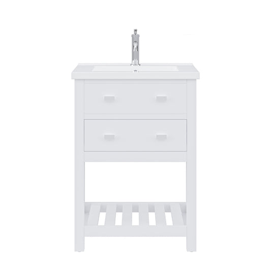 VIOLA 24"W x 34"H Pure White Vanity