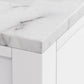 MADISON 30"W x 34"H Pure White Single-Sink Vanity + Faucets