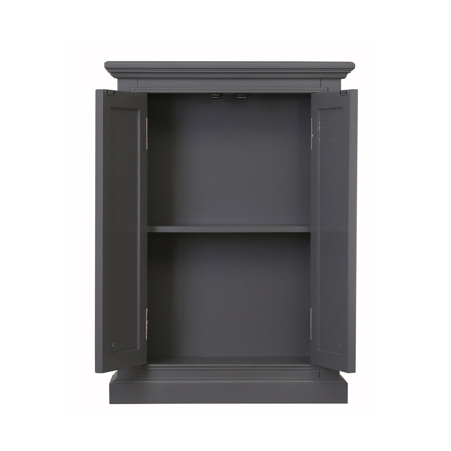 Derby Collection Wall Cabinet In Cashmere Grey