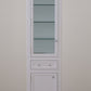 Derby Collection Linen Cabinet In White