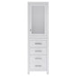 Madison Collection Linen Cabinet In White