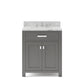 MADISON 30"W x 34"H Cashmere Gray Single-Sink Vanity