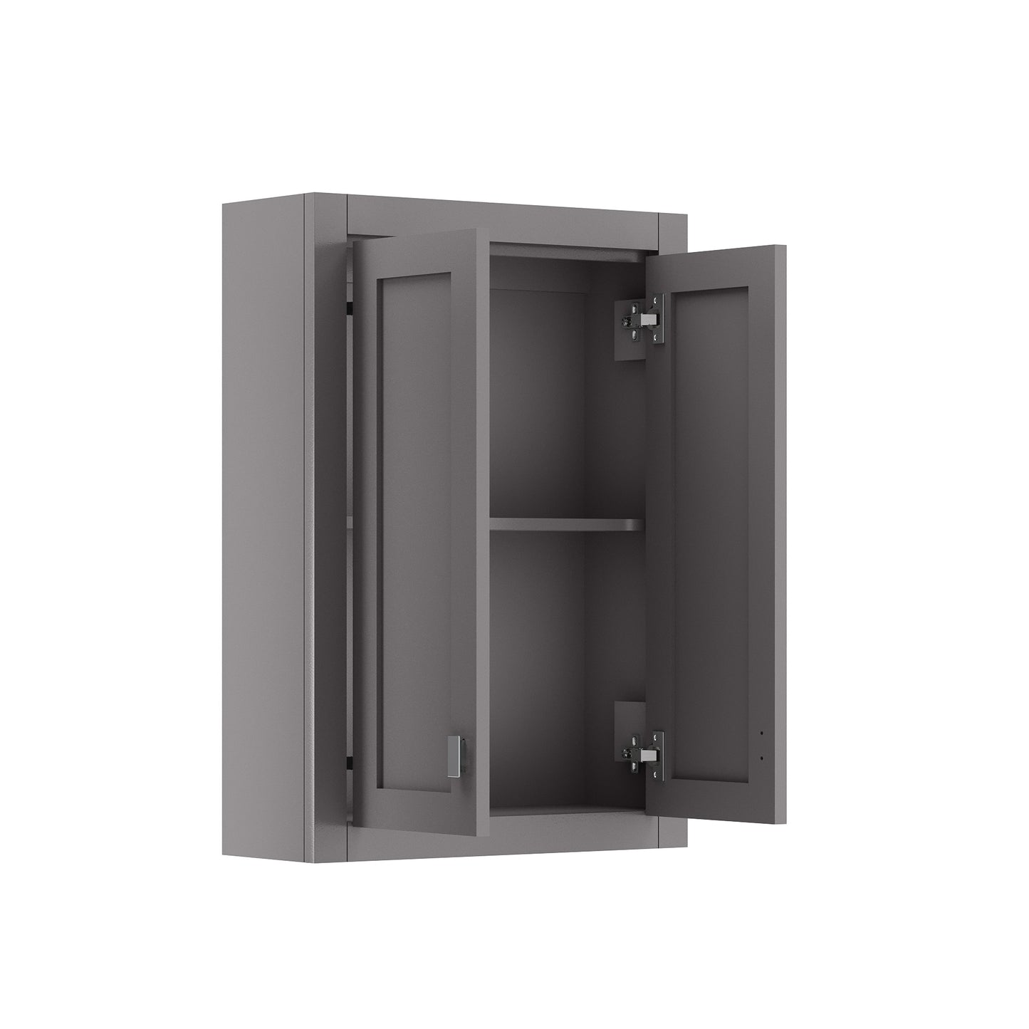 Madison Collection Wall Cabinet In Cashmere Grey