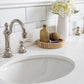 PALACE 60"W x 34"H Cashmere Gray Vanity with Carrara Quartz Countertop + Faucets (F2-0012), Polished Nickel Finish Hardware