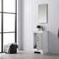 20 Inch Single Sink Bathroom Vanity in White with Ceramic Sink and Countertop - Vanity Art VA5020-W