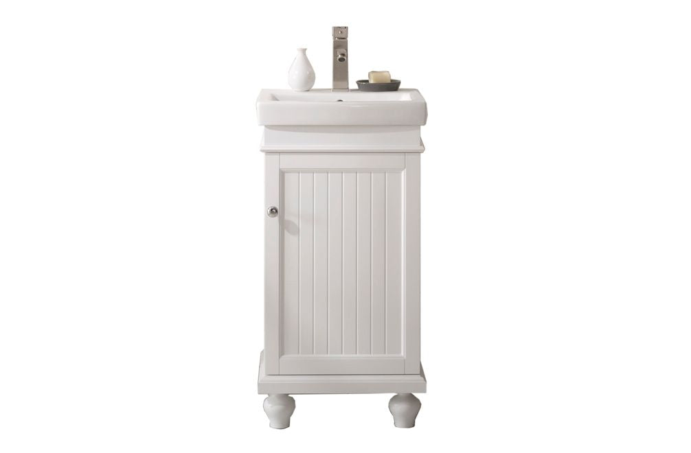 Legion Furniture WLF9318-W 18" White Sink Vanity