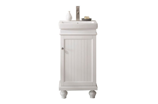 Legion Furniture WLF9318-W 18" White Sink Vanity