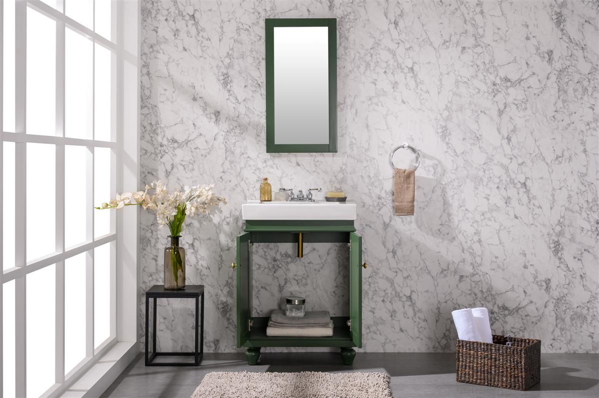 Legion Furniture WLF9324-VG 24" Vogue Green Sink Vanity