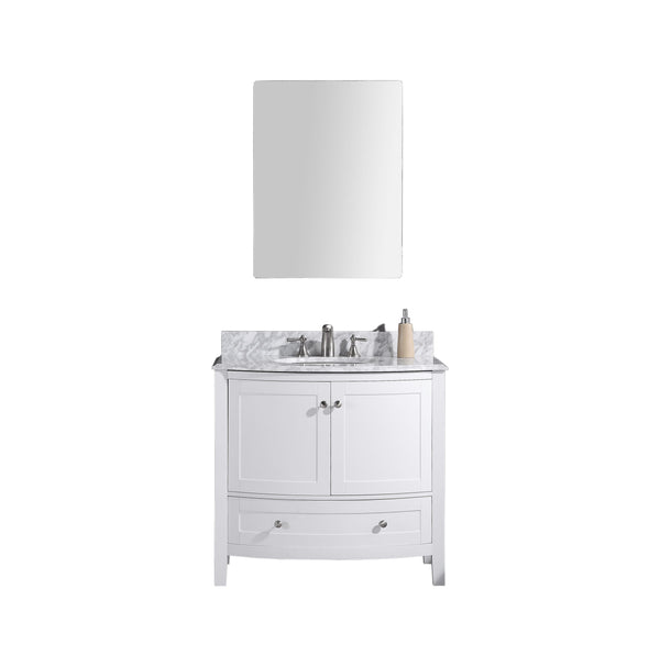 Legion Furniture WT9309-36-W-PVC 36 White Bathroom Vanity - PVC