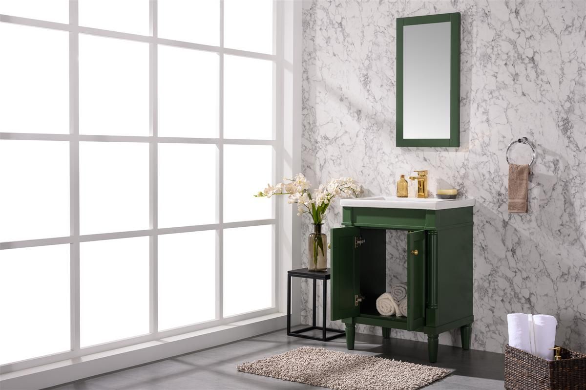 Legion Furniture WLF9224-VG 24" Vogue Green Sink Vanity