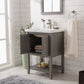 Legion Furniture WLF9024-G 24" KD Gray Sink Vanity