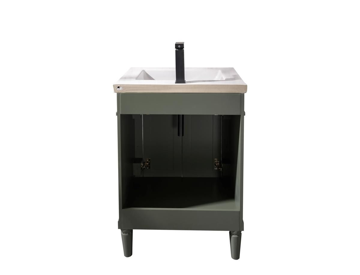 Legion Furniture WLF9224-PG 24" Pewter Green Sink Vanity