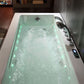 Empava - 67JT351LED - 67 in. Whirlpool Rectangular Bathtub