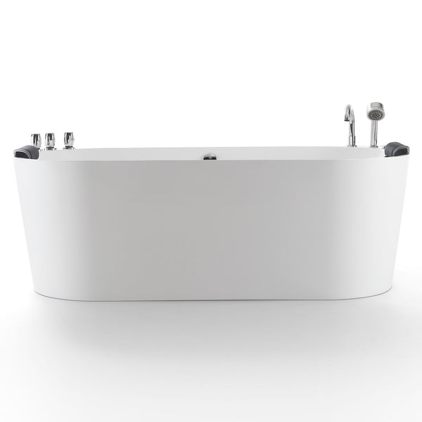 Empava - 71AIS08 71 in. Whirlpool Acrylic Alcove Bathtub