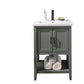 Legion Furniture WLF9024-PG 24" KD Pewter Green Sink Vanity