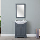 Legion Furniture WLF6046 24" Gray Sink Vanity, No Faucet