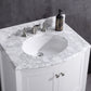 Legion Furniture WT9309-30-W-PVC 30" White Bathroom Vanity - PVC