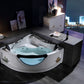 Empava - 59JT319LED 59 in. Whirlpool Corner Bathtub