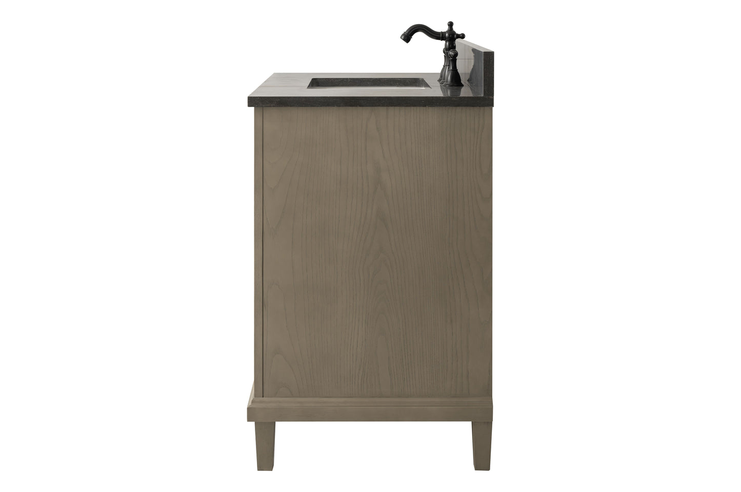 Legion Furniture WLF7040-36-AGO-BS 36" Antique Gray Oak Vanity with Blue Limestone Top