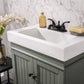 Legion Furniture WLF9324-PG 24" Pewter Green Sink Vanity