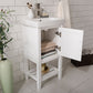 Legion Furniture WLF9218-W 18" White Sink Vanity