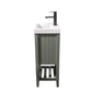 Legion Furniture WLF9218-PG 18" Pewter Green Sink Vanity