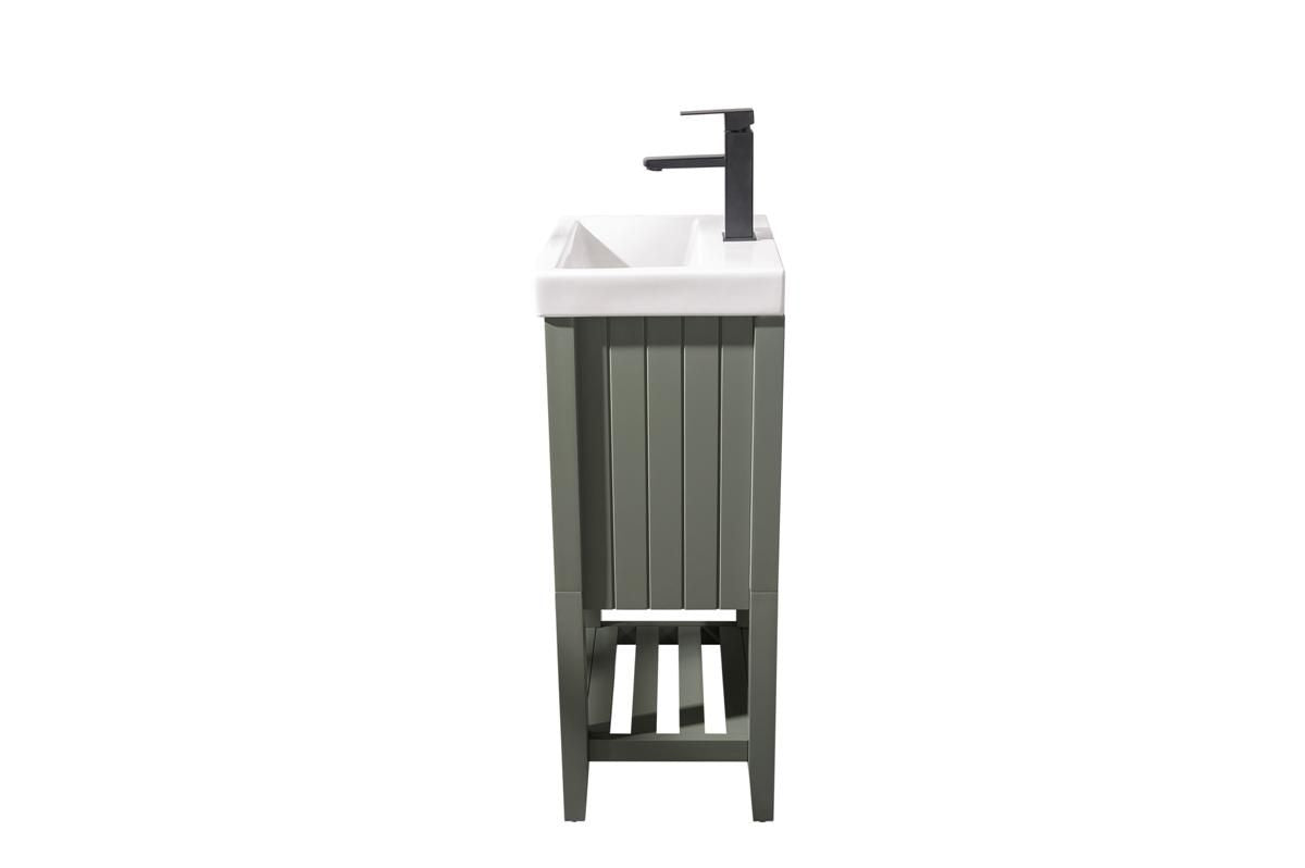 Legion Furniture WLF9218-PG 18" Pewter Green Sink Vanity