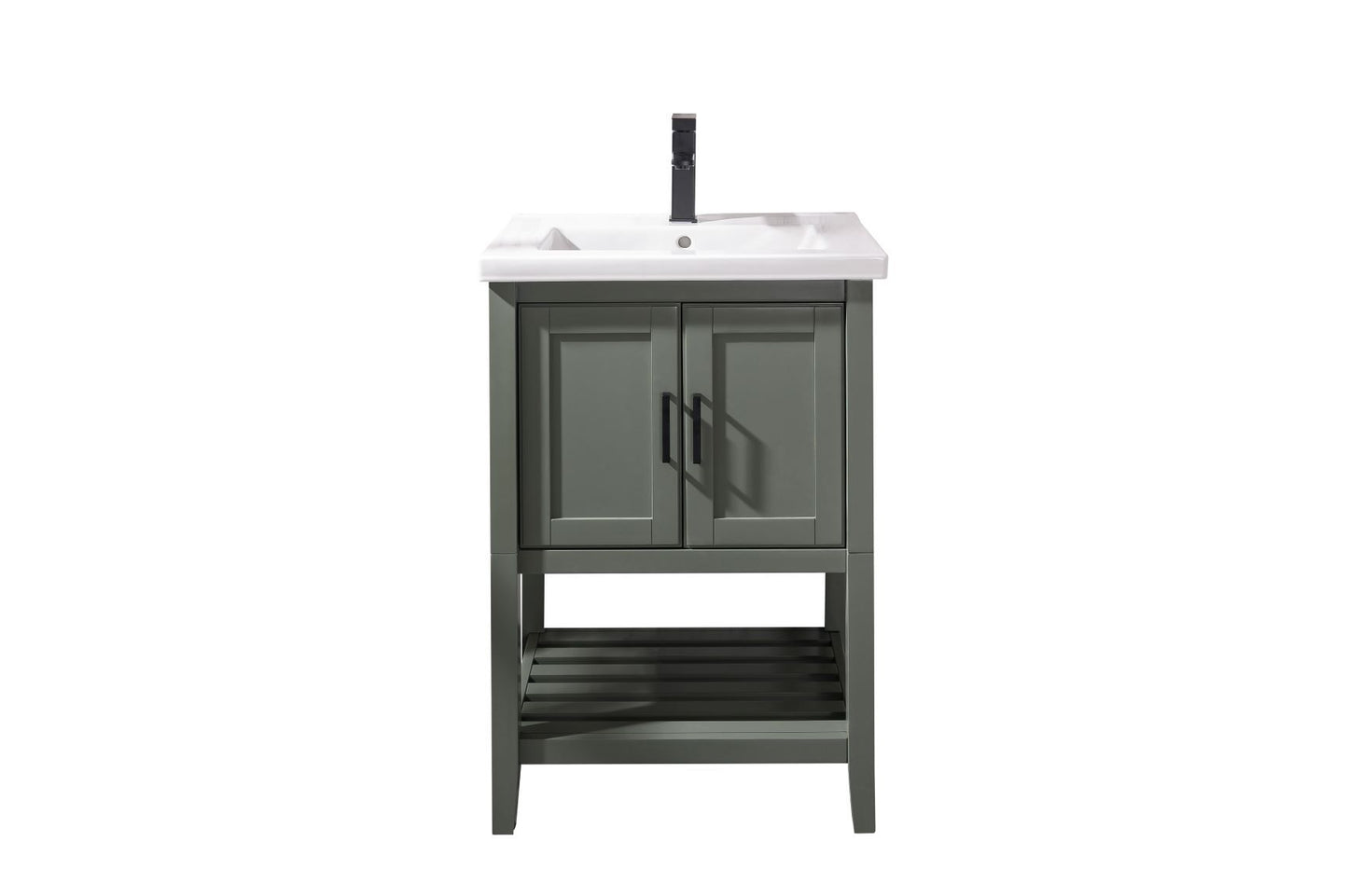 Legion Furniture WLF9024-PG 24" KD Pewter Green Sink Vanity