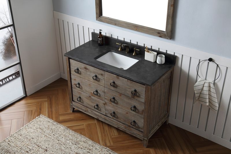 Legion Furniture WH8848 48" Wood Sink Vanity Match with Marble WH 5148" Top - No Faucet