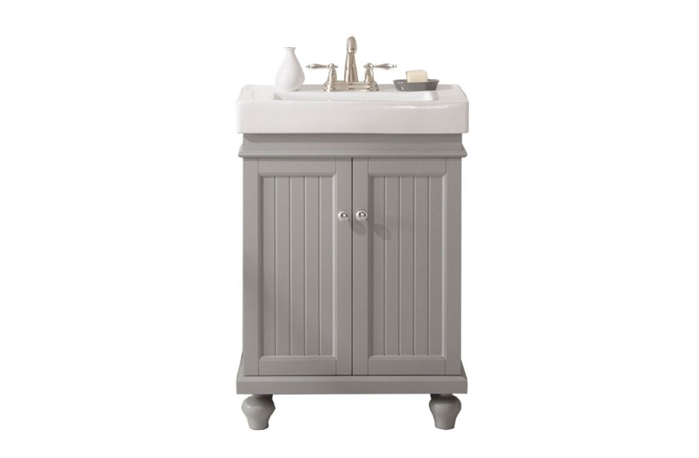 Legion Furniture WLF9324-G 24" Gray Sink Vanity