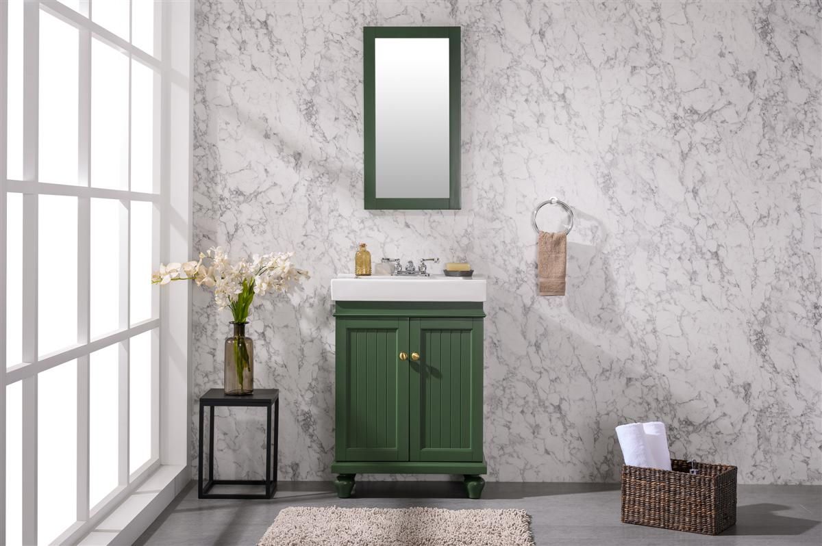 Legion Furniture WLF9324-VG 24" Vogue Green Sink Vanity