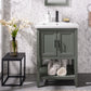 Legion Furniture WLF9024-PG 24" KD Pewter Green Sink Vanity